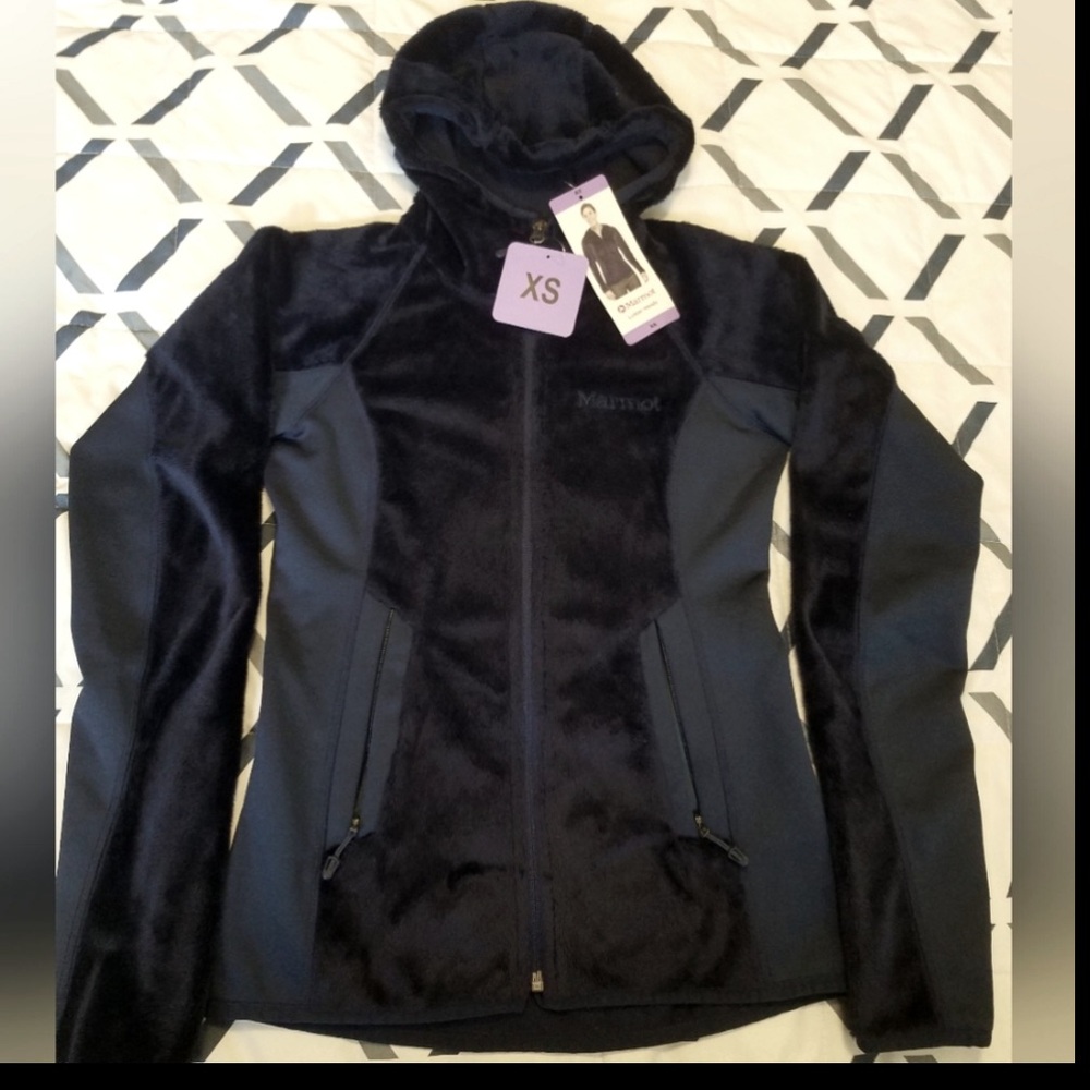 COPY - Marmot Ladies Luster Hoody XS Navy Blue